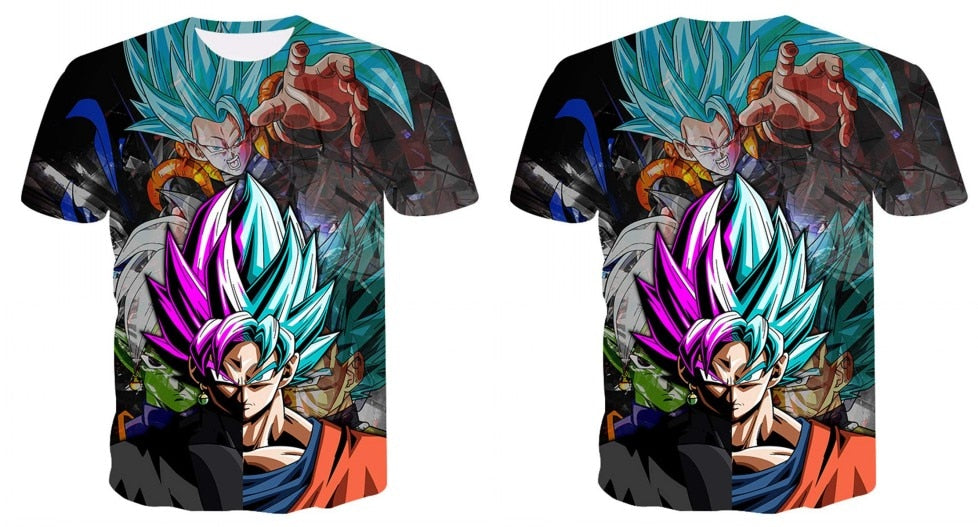 Goku Dragon Ball Z 3d T Shirt Summer Fashionable Short Sleeve Hip Hop Tee Tops Men Anime DBZ Harajuku T-Shirts | Vimost Shop.
