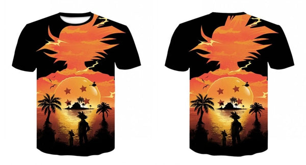 Goku Dragon Ball Z 3d T Shirt Summer Fashionable Short Sleeve Hip Hop Tee Tops Men Anime DBZ Harajuku T-Shirts | Vimost Shop.