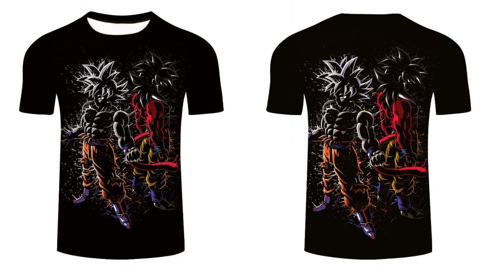 Goku Dragon Ball Z 3d T Shirt Summer Fashionable Short Sleeve Hip Hop Tee Tops Men Anime DBZ Harajuku T-Shirts | Vimost Shop.