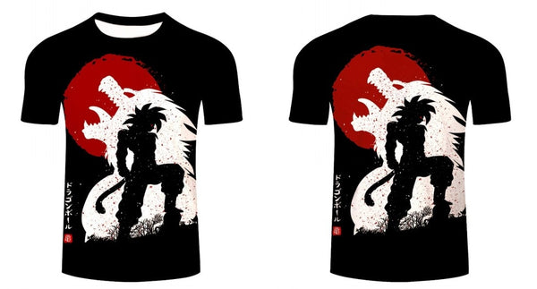 Goku Dragon Ball Z 3d T Shirt Summer Fashionable Short Sleeve Hip Hop Tee Tops Men Anime DBZ Harajuku T-Shirts | Vimost Shop.