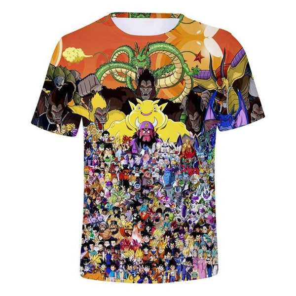 Goku Dragon Ball Z 3d T Shirt Summer Fashionable Short Sleeve Hip Hop Tee Tops Men Anime DBZ Harajuku T-Shirts | Vimost Shop.