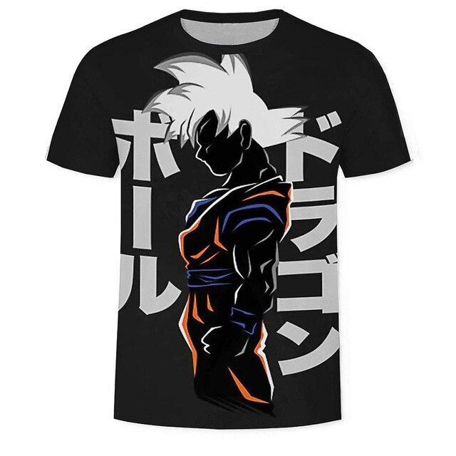 Goku Dragon Ball Z 3d T Shirt Summer Fashionable Short Sleeve Hip Hop Tee Tops Men Anime DBZ Harajuku T-Shirts | Vimost Shop.