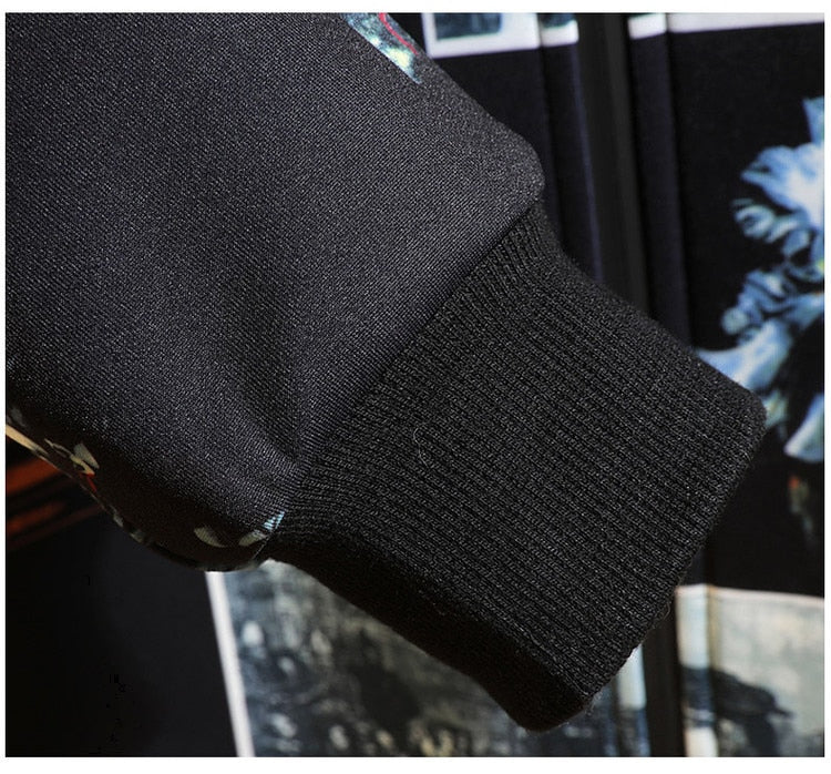 Fleece Jacket Winter Parkas Men 5XL Print Military Japanese Hooded Long Trench Coat Black Hip Hop Streetwear Thick Men's Jackets | Vimost Shop.