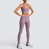 Seamless Gym Set Nylon Woman Sportswear 2 Piece Exercise Leggings Padded Sports Bras Women Fitness Wear Yoga Sets Sports Suits | Vimost Shop.
