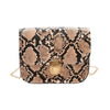 Women Snake Pattern Fashion Shoulder Messenger Bag Casual Chain Small Square Bag Female Luxury Wild Bag Bolso femenino | Vimost Shop.