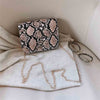 Women Snake Pattern Fashion Shoulder Messenger Bag Casual Chain Small Square Bag Female Luxury Wild Bag Bolso femenino | Vimost Shop.