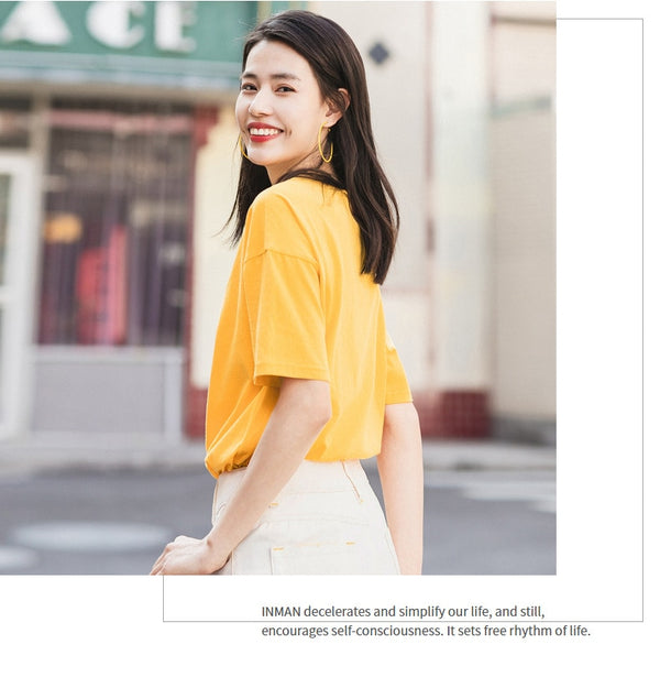 Pure Cotton Cute Chinese Printed All-match T-shirt | Vimost Shop.