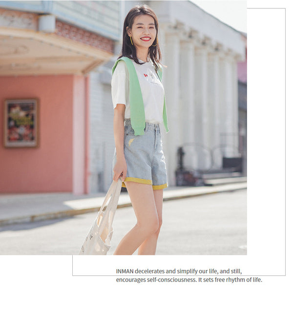 Pure Cotton Cute Chinese Printed All-match T-shirt | Vimost Shop.