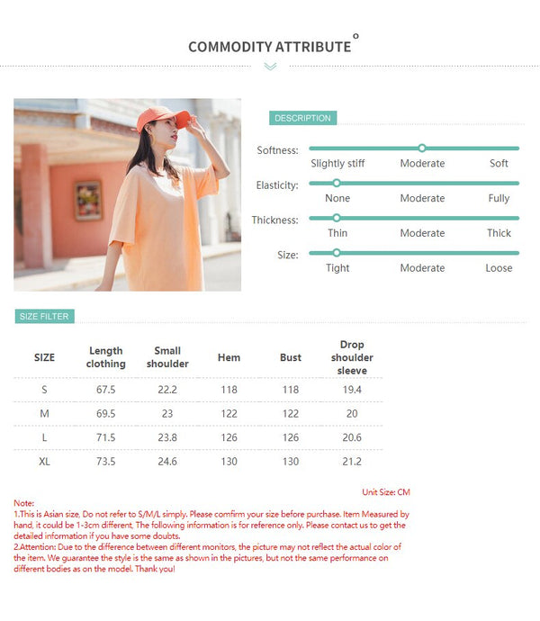 Summer Pure Cotton Round Collar Loose Printed All-match Short Sleeve T-shirt | Vimost Shop.