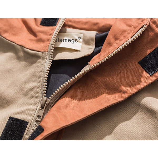 Men Patchwork Pullover Sweatshirt Street Harajuku Hip Hop Streetwear Spring Hoodie | Vimost Shop.