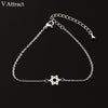 Stainless Steel Chain Pulseras Vintage Mujer Jerusalem Magen Star Of David Charm Bracelet Femme Jewish Jewelry | Vimost Shop.