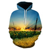 Weeds Sweatshirt Men / Women 3d Hoodies Print green leaves color pattern Slim Unisex Slim Stylish Hooded | Vimost Shop.