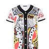 3D Short Sleeve T shirt Men Baseball Jersey Sport Slim Fit V Neck T-shirts Casual Streetwear Trendy Style | Vimost Shop.
