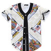 3D Short Sleeve T shirt Men Baseball Jersey Sport Slim Fit V Neck T-shirts Casual Streetwear Trendy Style | Vimost Shop.