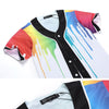 3D Short Sleeve T shirt Men Baseball Jersey Sport Slim Fit V Neck T-shirts Casual Streetwear Trendy Style | Vimost Shop.