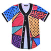 3D Short Sleeve T shirt Men Baseball Jersey Sport Slim Fit V Neck T-shirts Casual Streetwear Trendy Style | Vimost Shop.