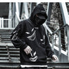 Hip Hop Darkwear Mask Print Loose Hoodies Men Streetwear Techwear Pullover Hoodie Sweatshirt Tops Streetwear | Vimost Shop.