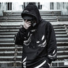 Hip Hop Darkwear Mask Print Loose Hoodies Men Streetwear Techwear Pullover Hoodie Sweatshirt Tops Streetwear | Vimost Shop.