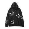 Hip Hop Darkwear Mask Print Loose Hoodies Men Streetwear Techwear Pullover Hoodie Sweatshirt Tops Streetwear | Vimost Shop.