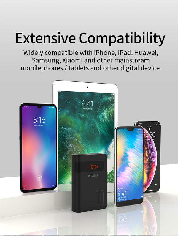 Sense4PS+ Power Bank 10000mAh Portable Charger LED External Battery PD 3.0 Fast Charging Powerbank for iPhone Xiaomi mi | Vimost Shop.