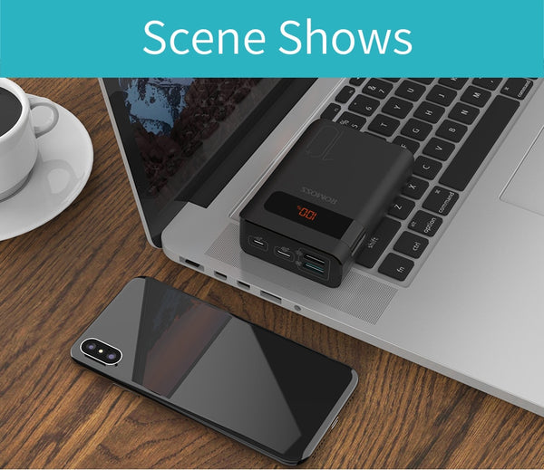 Sense4PS+ Power Bank 10000mAh Portable Charger LED External Battery PD 3.0 Fast Charging Powerbank for iPhone Xiaomi mi | Vimost Shop.