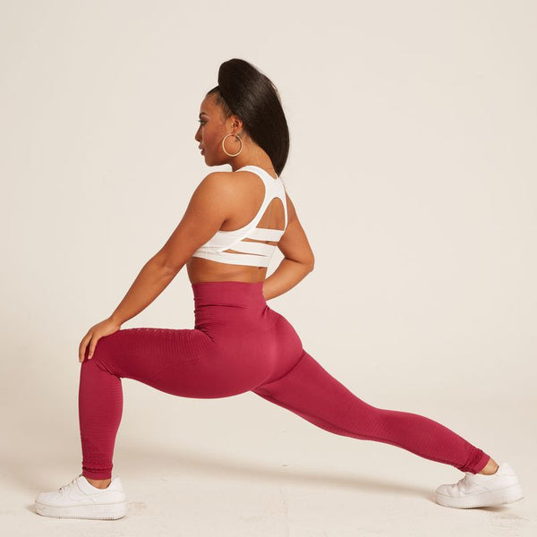 Women Seamless Leggings High Waist Elastic Yoga Pants Gym Running | Vimost Shop.