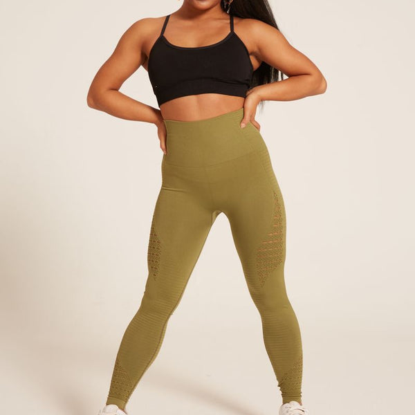 Women Seamless Leggings High Waist Elastic Yoga Pants Gym Running | Vimost Shop.