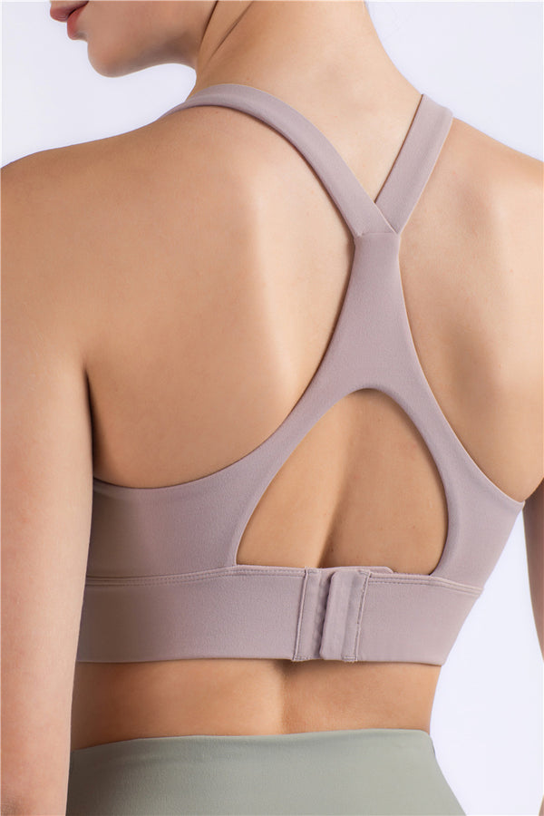 Yoga Bras Sports Tops Underwear Female Cross-back Buckle Running Shock-Resistant Sports Brassiere | Vimost Shop.