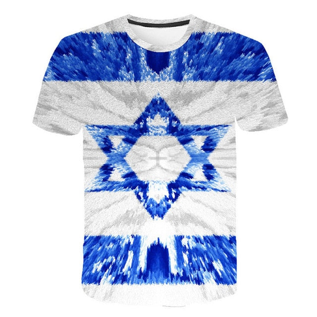 Flag Printing 3D Red maple Tshirt Men Fashion Short Sleeve Summer T-shirts Casual Canada Flag | Vimost Shop.