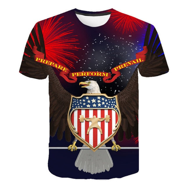 Flag Printing 3D Red maple Tshirt Men Fashion Short Sleeve Summer T-shirts Casual Canada Flag | Vimost Shop.