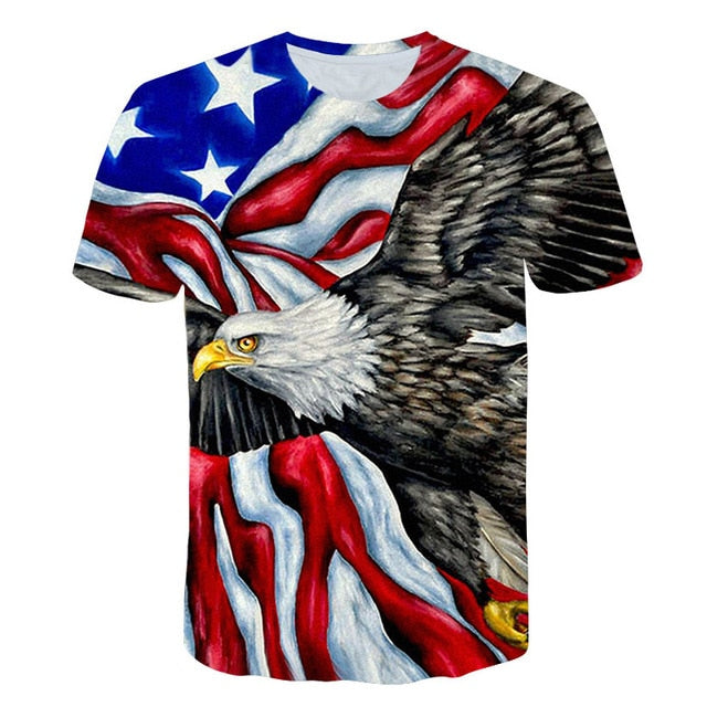 Flag Printing 3D Red maple Tshirt Men Fashion Short Sleeve Summer T-shirts Casual Canada Flag | Vimost Shop.