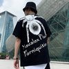 Hip Hop T Shirt Men Spider Letter Printed Dark Tshirt Fashion Summer Loose Casual Tops Oversized Streetwear | Vimost Shop.