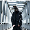 Letter Black Multi-pocket Men's Hip Hop Cargo Jackets Coats Streetwear Cardigan Zipper Casual Techwear Hooded Men Outerwear Top | Vimost Shop.