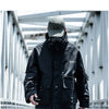 Letter Black Multi-pocket Men's Hip Hop Cargo Jackets Coats Streetwear Cardigan Zipper Casual Techwear Hooded Men Outerwear Top | Vimost Shop.