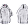 Letter Print Fake Two T Shirt Men Hip Hop Summer Casual Loose Short Sleeve Patchwork Techwear Tshirt Topsni | Vimost Shop.
