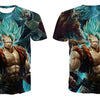 Super Saiyan Ultra Instinct Kids Goku Vegeta Printed Cartoon T-Shirt Top Tees Plus Size | Vimost Shop.
