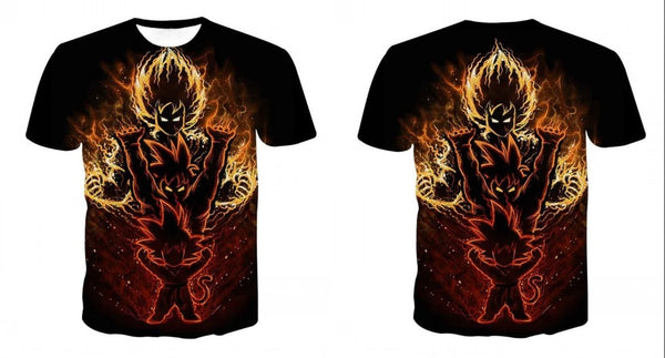 Super Saiyan Ultra Instinct Kids Goku Vegeta Printed Cartoon T-Shirt Top Tees Plus Size | Vimost Shop.