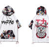 Hip Hop Dark Cat Print Men T Shirt Harajuku Streetwear Hooded Tops Tees Casual Cotton Short Sleeve | Vimost Shop.