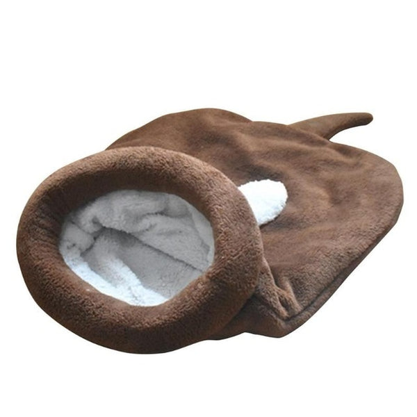 Warm Coral Fleece Cat Sleeping Bag Bed For Puppy Small Dogs Pets Cat Mat Bed Kennel House Soft Warm Sleeping Bed Pets Products | Vimost Shop.