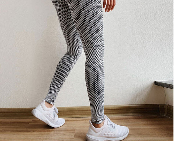 Women's High Waist Fitness Workout Running Stretch Capris Yoga | Vimost Shop.