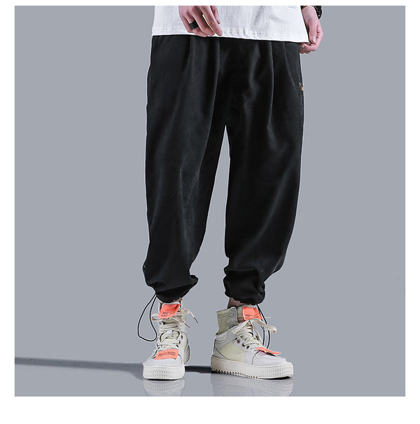 Men Jogger Solid color  Side Pockets Loose Style Men's Sweatpants Fashion Harajuku High Street Casual Pants 5 Colors | Vimost Shop.