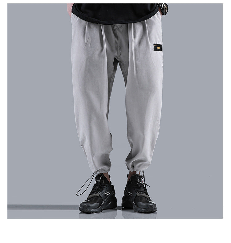 Men Jogger Solid color Side Pockets Loose Style Men's Sweatpants Fashion Harajuku High Street Casual Pants 5 Colors | Vimost Shop.
