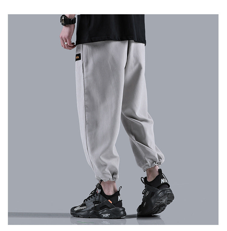 Men Jogger Solid color Side Pockets Loose Style Men's Sweatpants Fashion Harajuku High Street Casual Pants 5 Colors | Vimost Shop.
