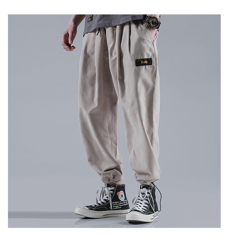 Men Jogger Solid color Side Pockets Loose Style Men's Sweatpants Fashion Harajuku High Street Casual Pants 5 Colors | Vimost Shop.