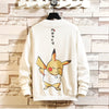 5XL Anime Hoodies Men Black Hooded Japanese Style Cartoon Sweatshirt Mens Hip Hop Brown Causal Hoodiee No Xxxtentacion Loose | Vimost Shop.