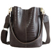 Fashion Pu Leather Big Bag Women's New Crocodile Shoulder Bucket Bag Large Capacity Travel Broadband Ladies Party Messenger Bag | Vimost Shop.