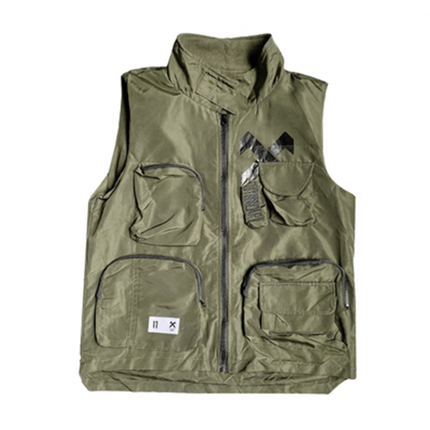 Vintage Letter Embroidered Mens Cargo Vests Streetwear 2019 Hip Hop Sleeveless Tops Harajuku Multi Pockets Coats | Vimost Shop.