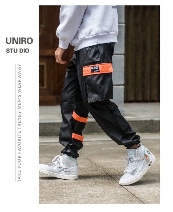 Men's Side Pockets Cargo Harem Pants Hip Hop Casual Male Tatical Joggers Trousers Fashion Casual Streetwear Pants | Vimost Shop.