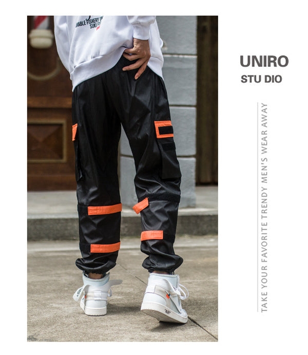 Men's Side Pockets Cargo Harem Pants Hip Hop Casual Male Tatical Joggers Trousers Fashion Casual Streetwear Pants | Vimost Shop.