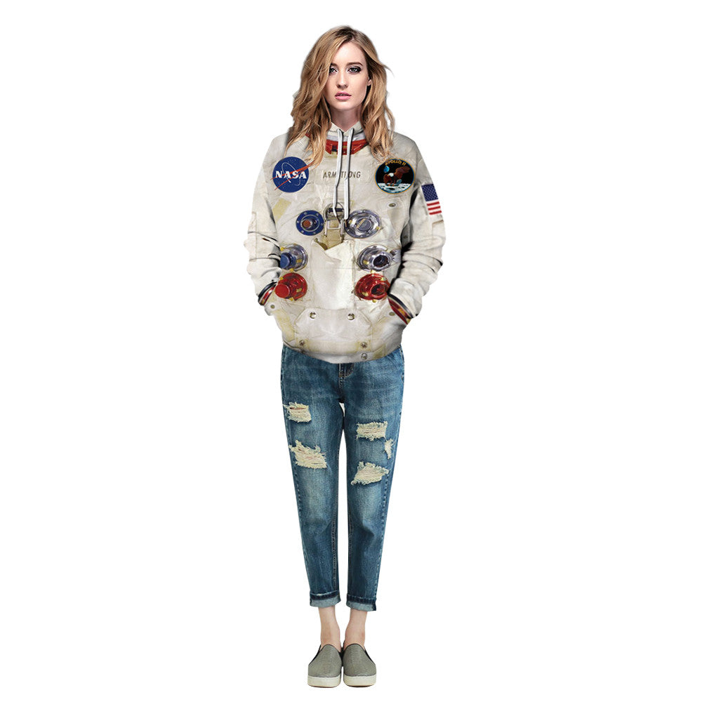3D Armstrong Space Suite Hoodies Men/Women Casual Spacesuit | Vimost Shop.